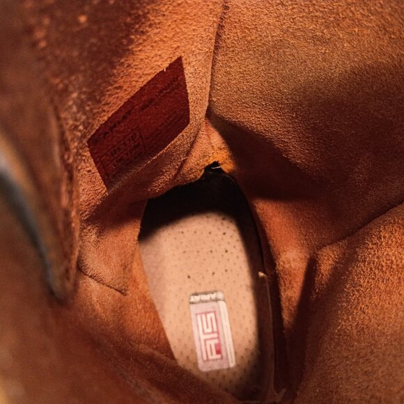 ARIAT "Rambler" Men's Size 11D Pull-on Western Boot Square Toe Brown Leather - Picture 13 of 14